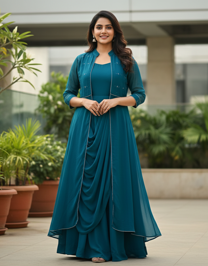 Indo Western Churidar 4