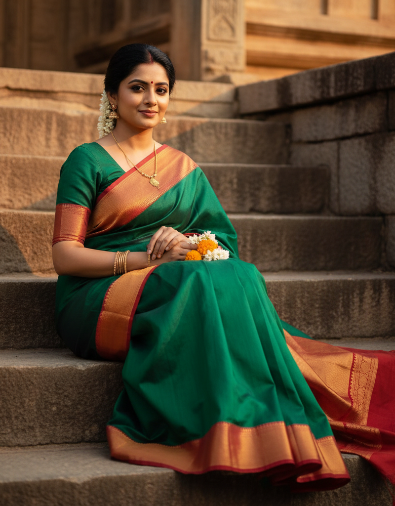 Kanchi Semi Soft Silk Saree 6