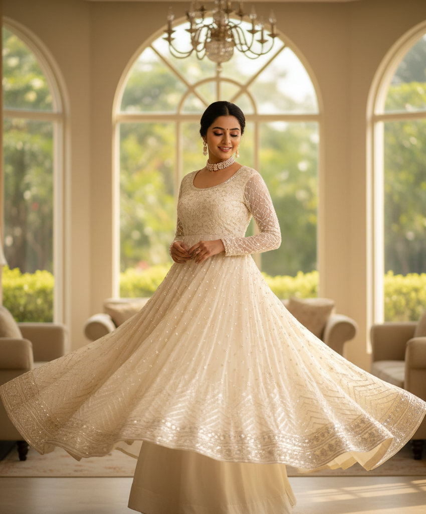 Party Wear Churidar 3