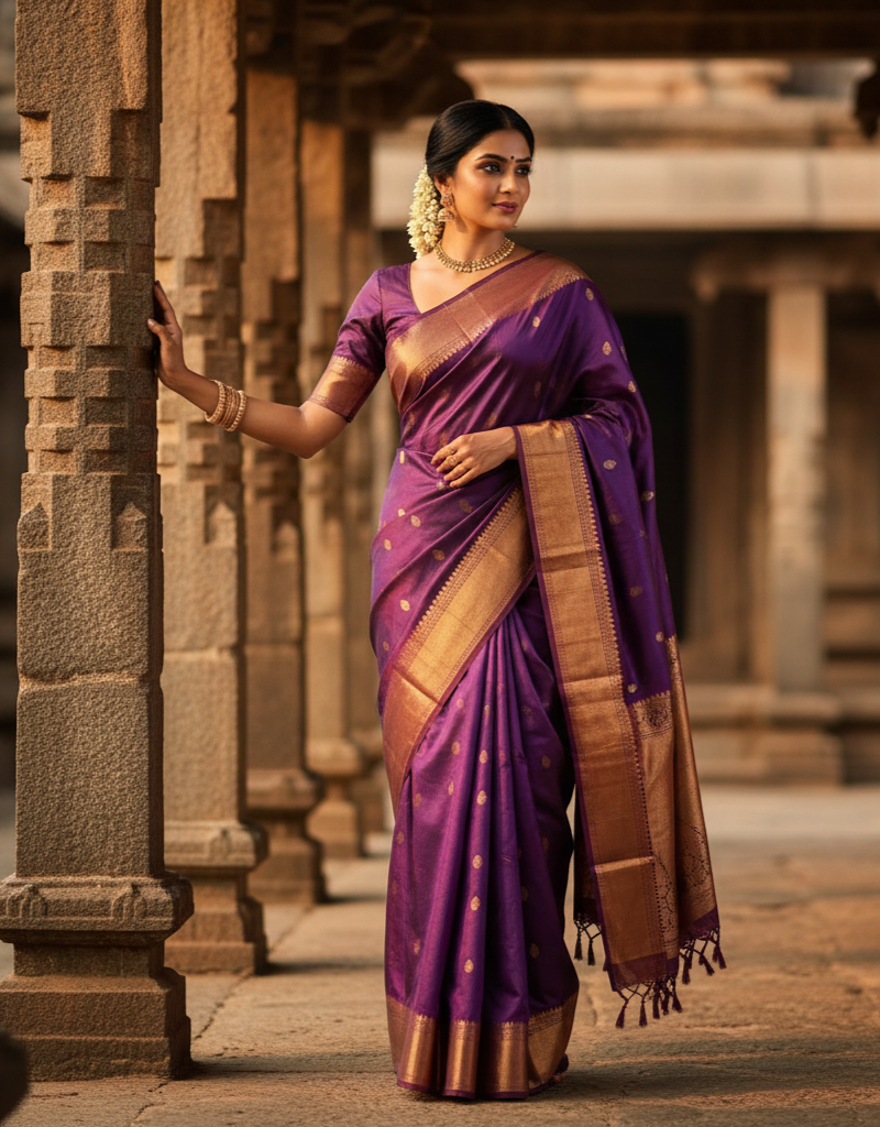 Premium Kanchi Silk Saree 1