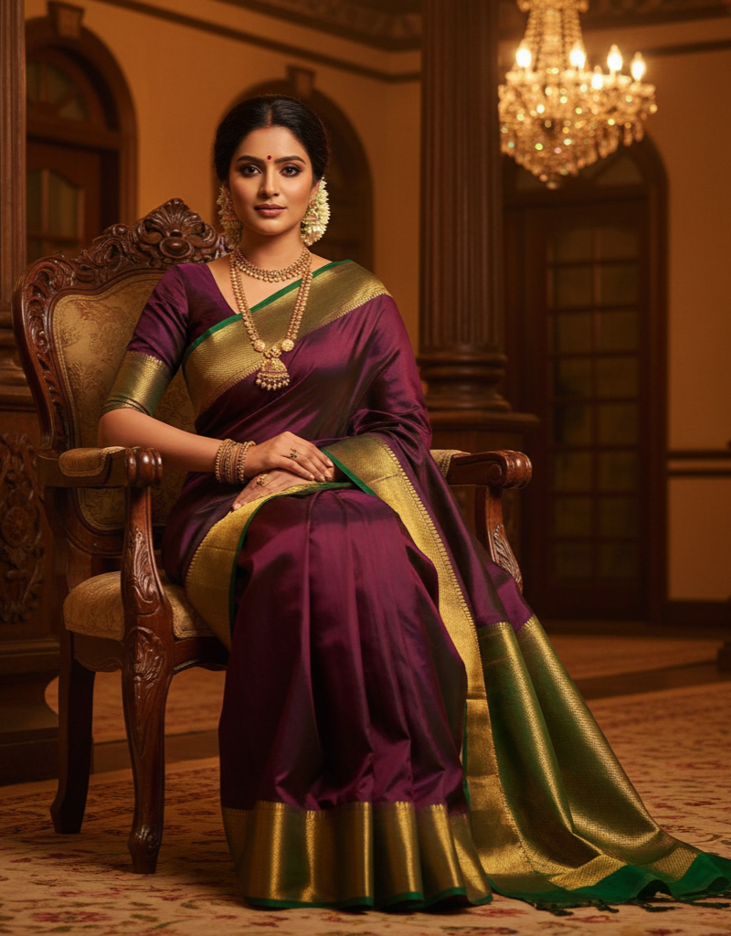 Premium Kanchi Silk Saree 2