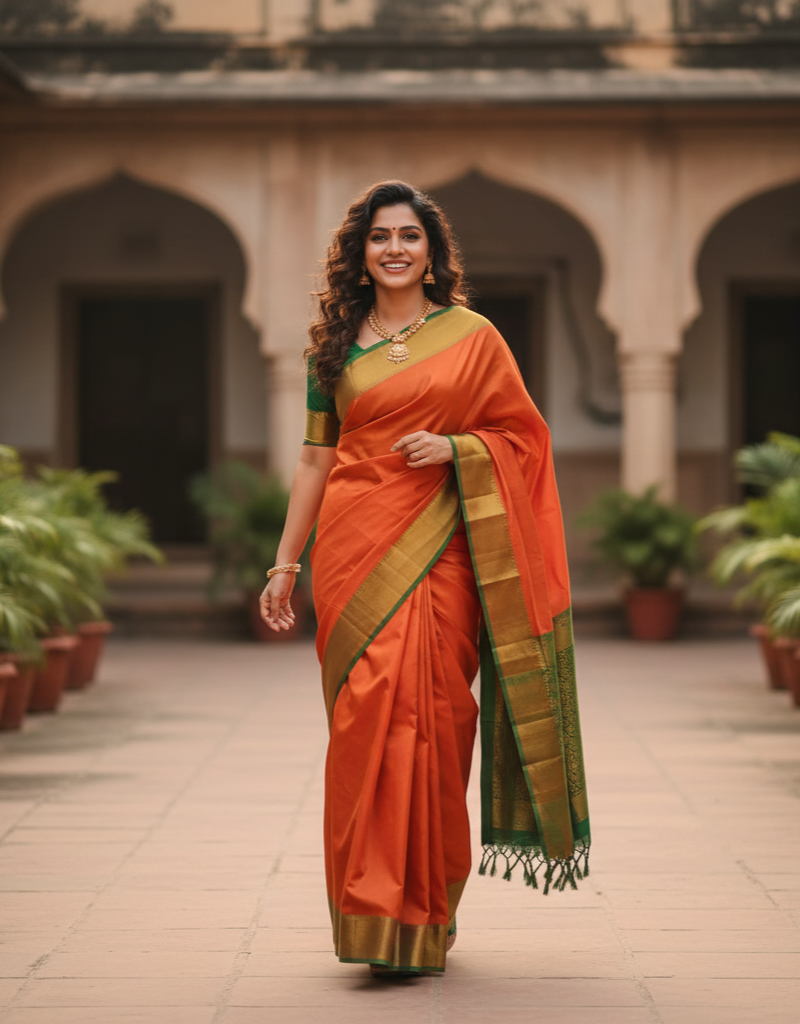 Premium Kanchi Silk Saree 3