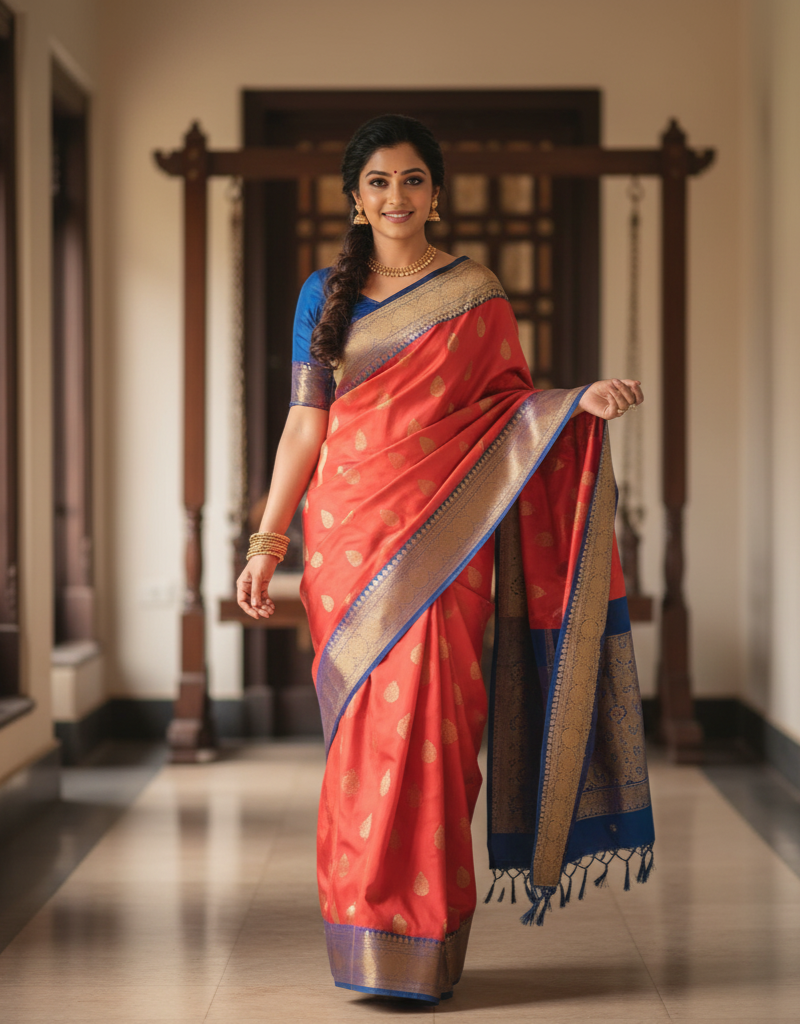 Premium Kanchi Silk Saree 8