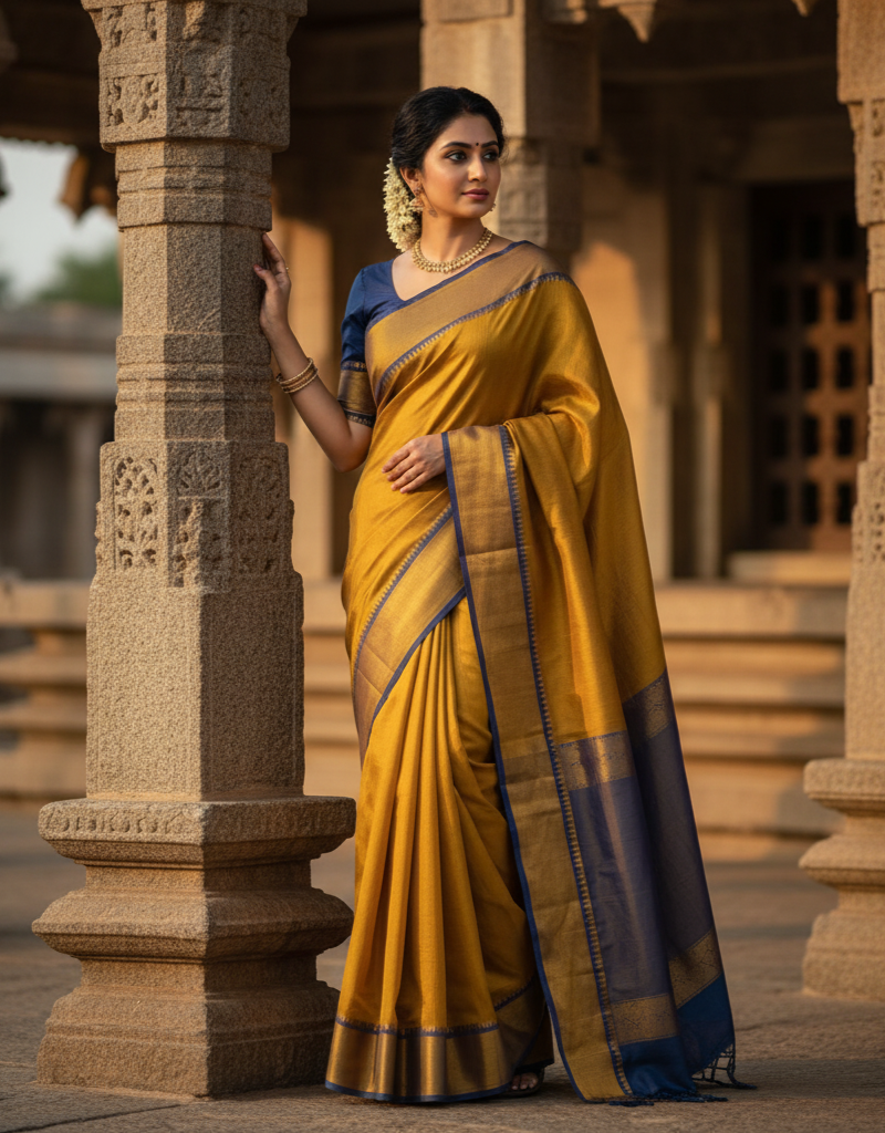 Premium Silk Cotton Saree 3
