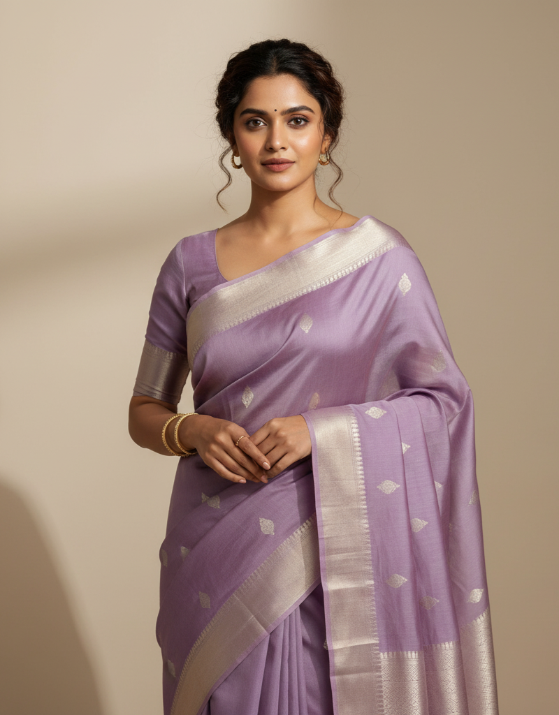 Premium Silk Cotton Saree 5