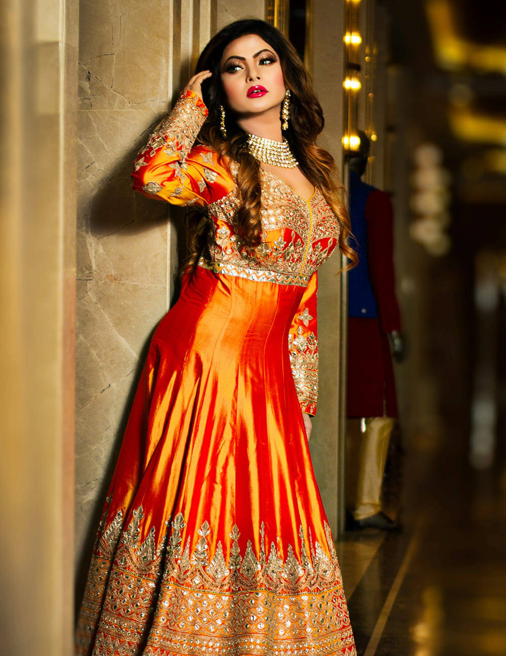 Anarkali  Churidar